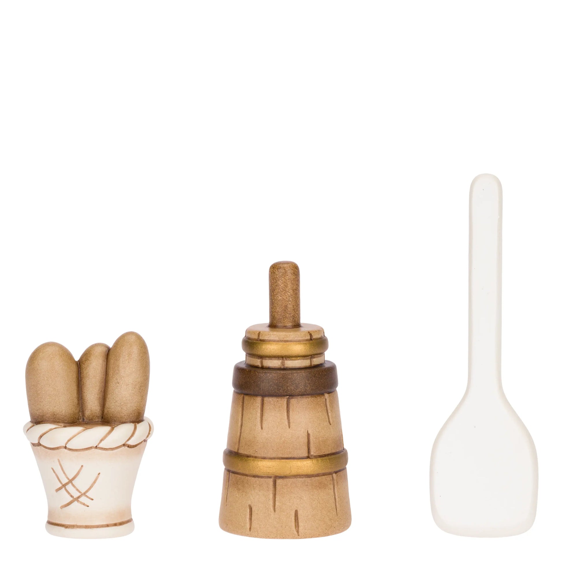 Handbemalte Keramik Accessoires für die THUN Weihnachtskrippe