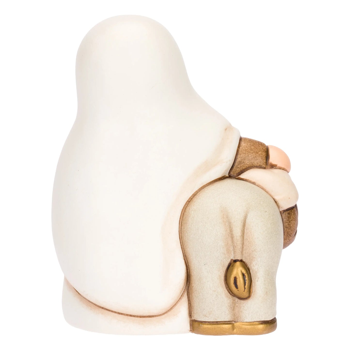 T11660280A83 Krippenfigur Großmutter mit Esel