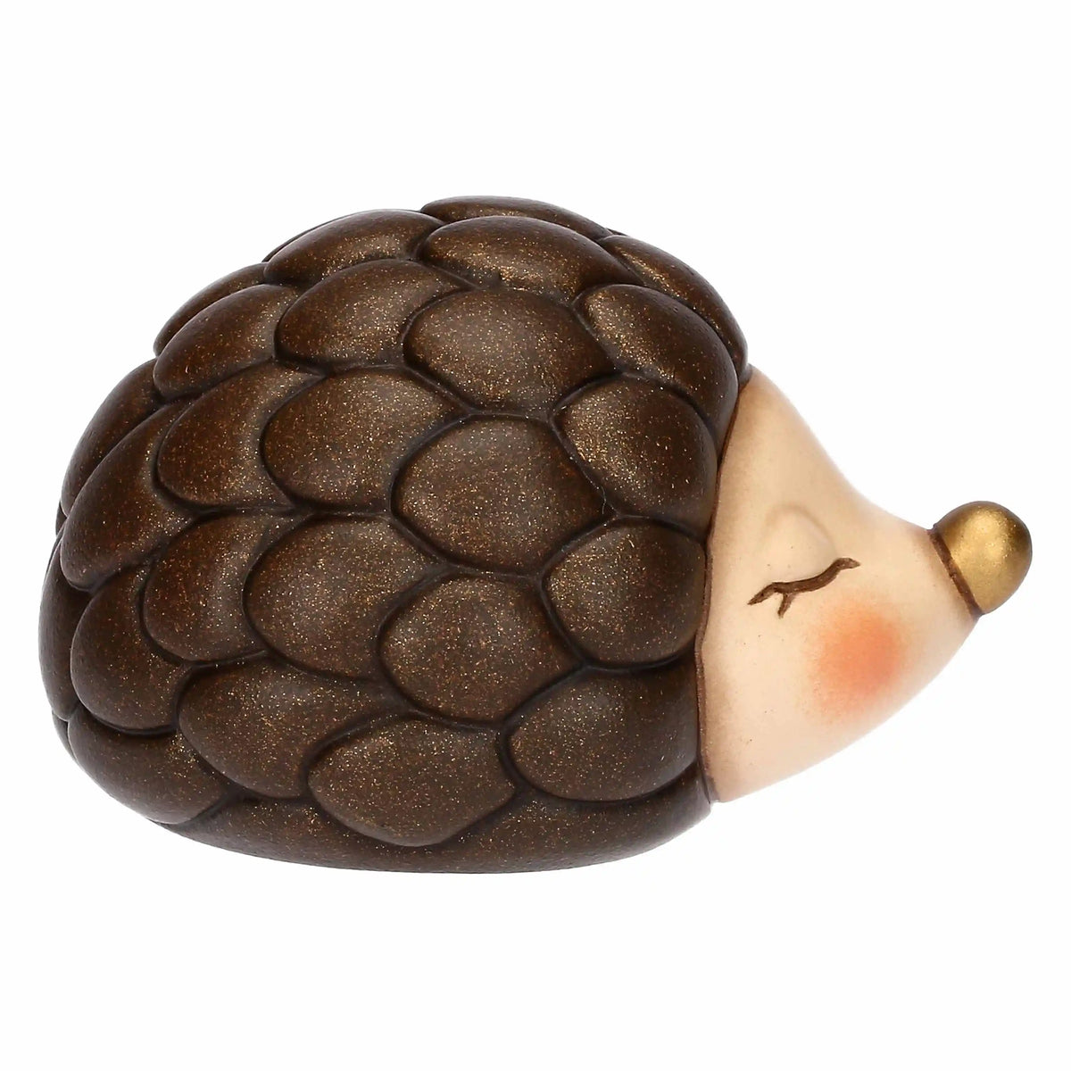 Kleiner Igel aus Keramik, handbemalt