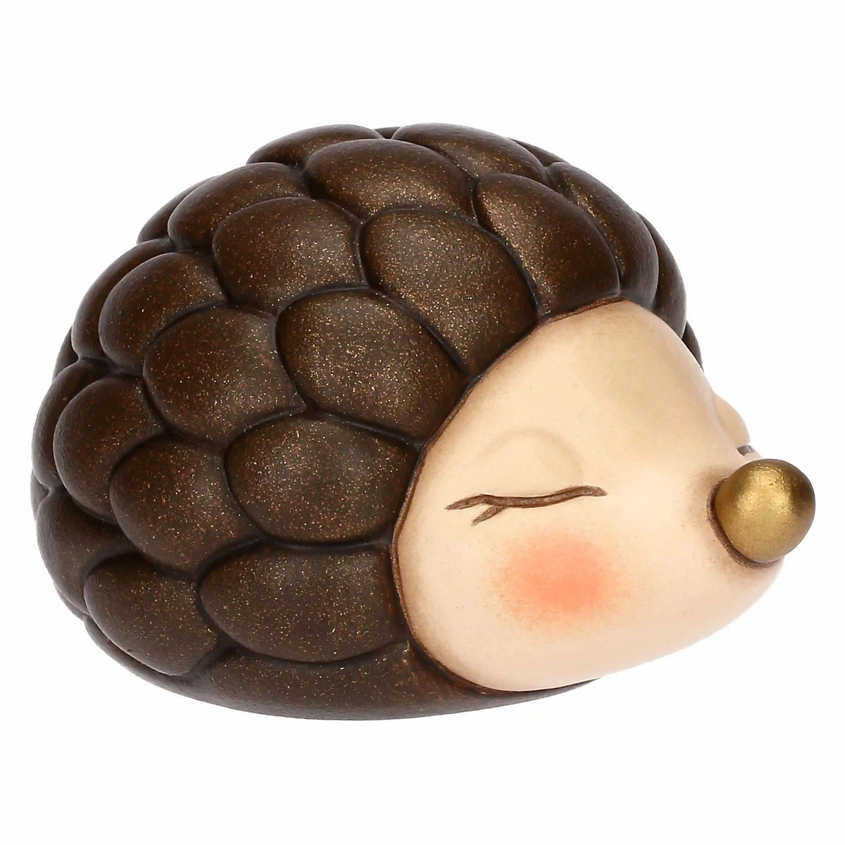 Igel-Deko aus Keramik für Regal und Fensterbank