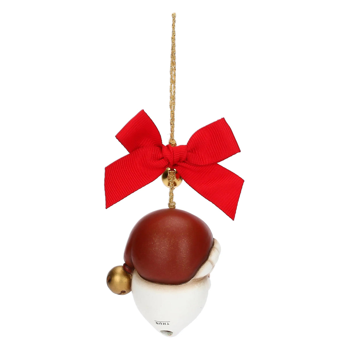 Keramik-Weihnachtsmann als traditioneller Christbaumschmuck