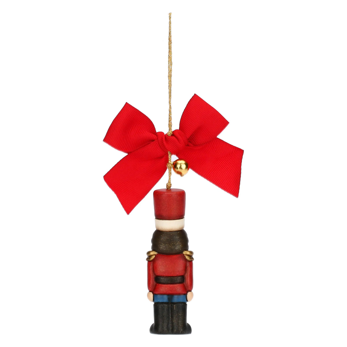 Großer Keramik-Nussknacker als traditioneller Christbaumschmuck