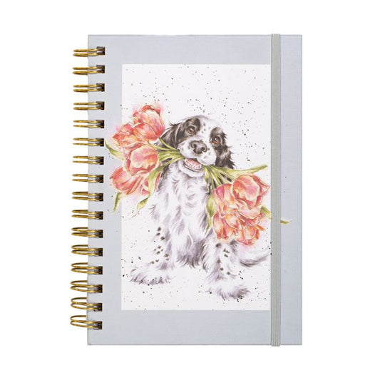 HB017 Blooming with Love" Hunde-Notizbuch