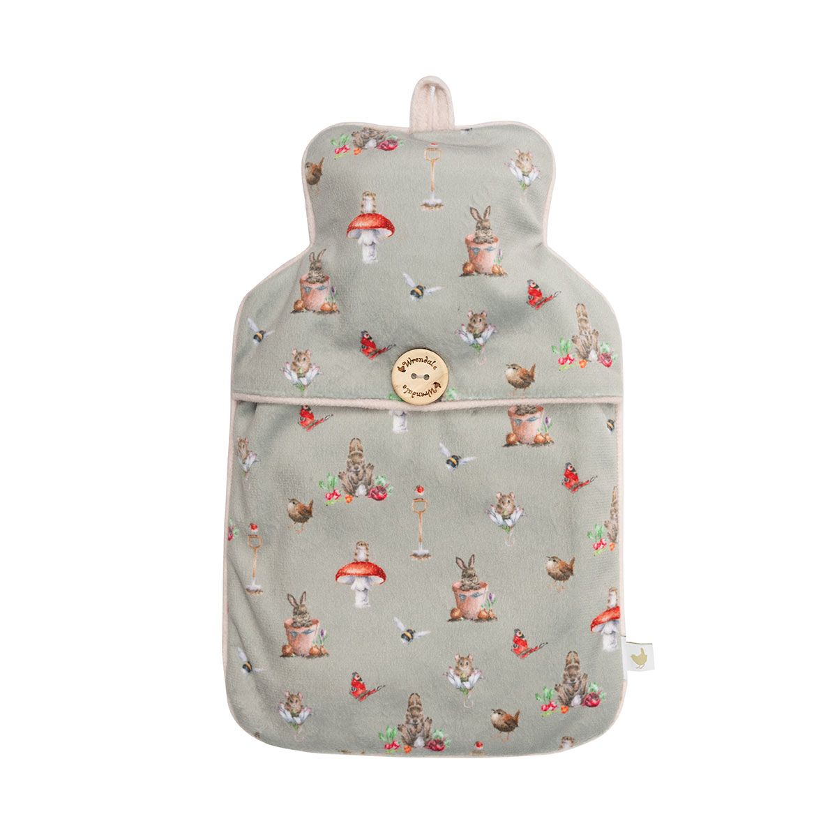 HWB001 "Garden Friends" hot water bottle