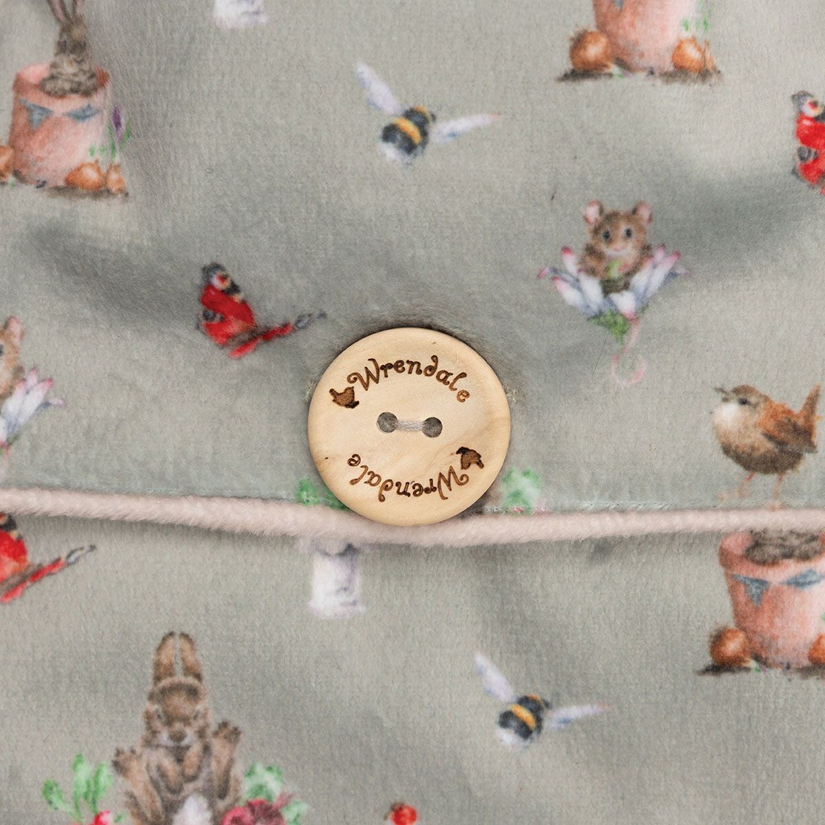 HWB001 "Garden Friends" hot water bottle