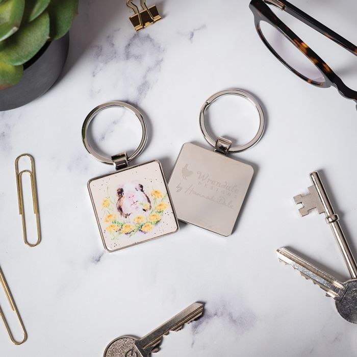KR023 Keyring Guinea Pig 'Dandy Day