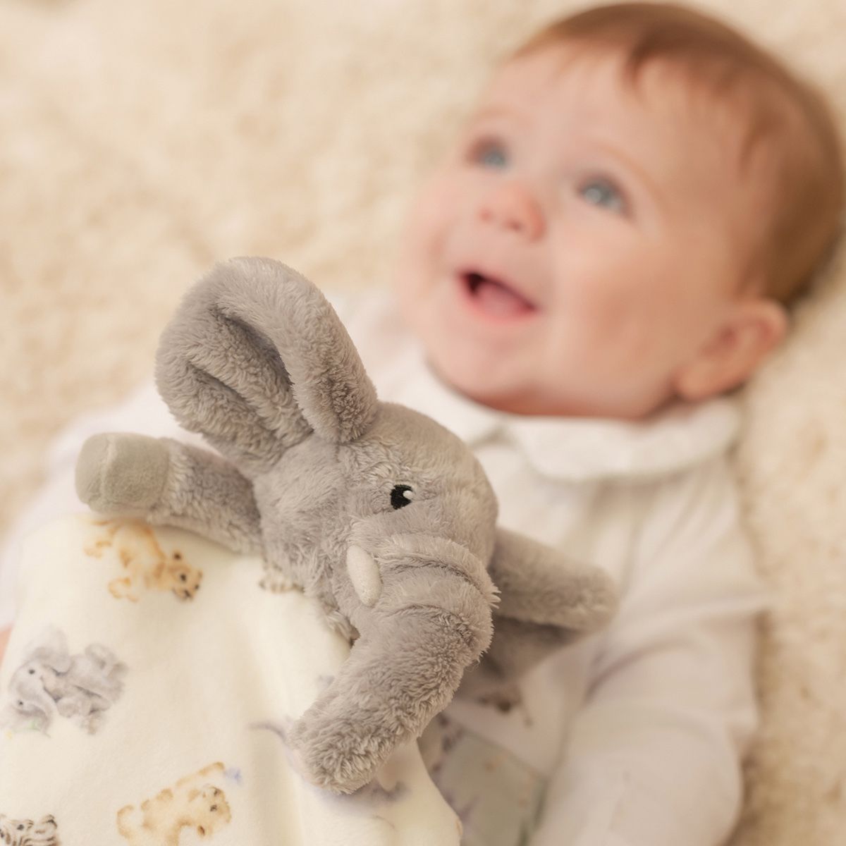 LTW-PC003  Schmusetuch Elefant 'Little Savannah'