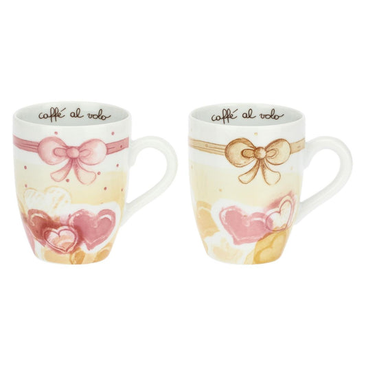 P4965P00 Set of 2 porcelain mugs Angel Love "This product is currently out of stock. Please contact us so that we can inform you of the next possible delivery date."