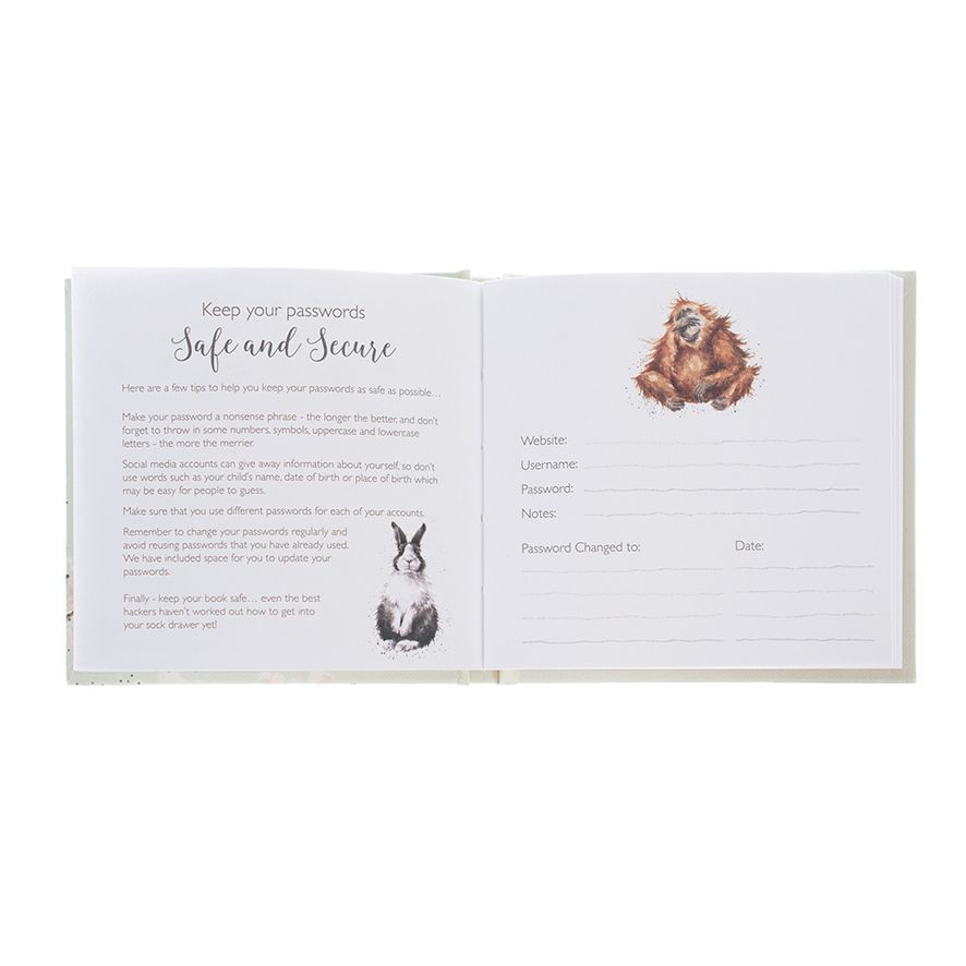 PWB003 Hydrangea“ Biene Passwort Buch