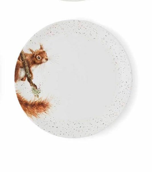 WN-4077 Dinner plate with squirrel