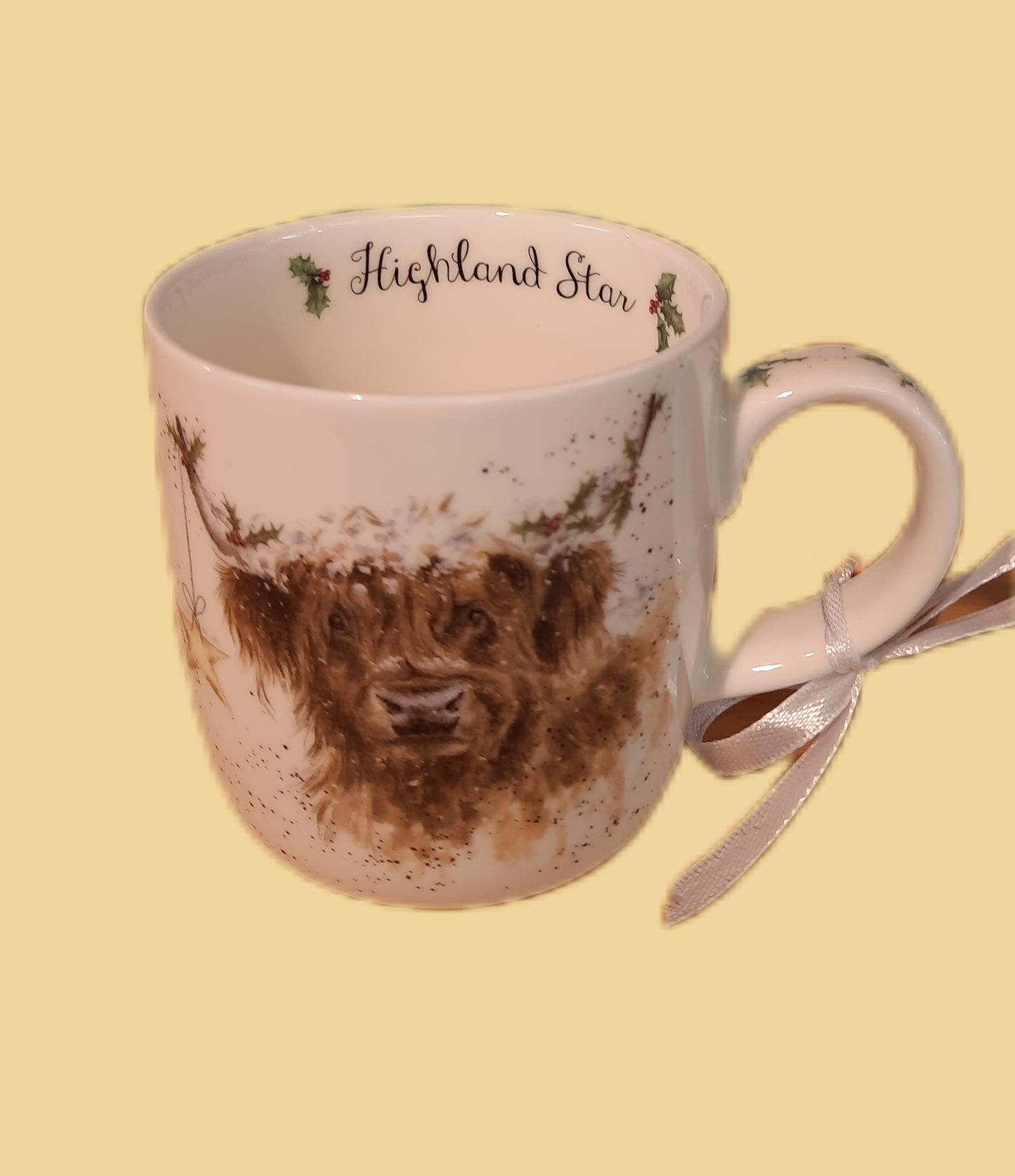 MMUW5629 Wrendale Desings Hochlandrind Becher