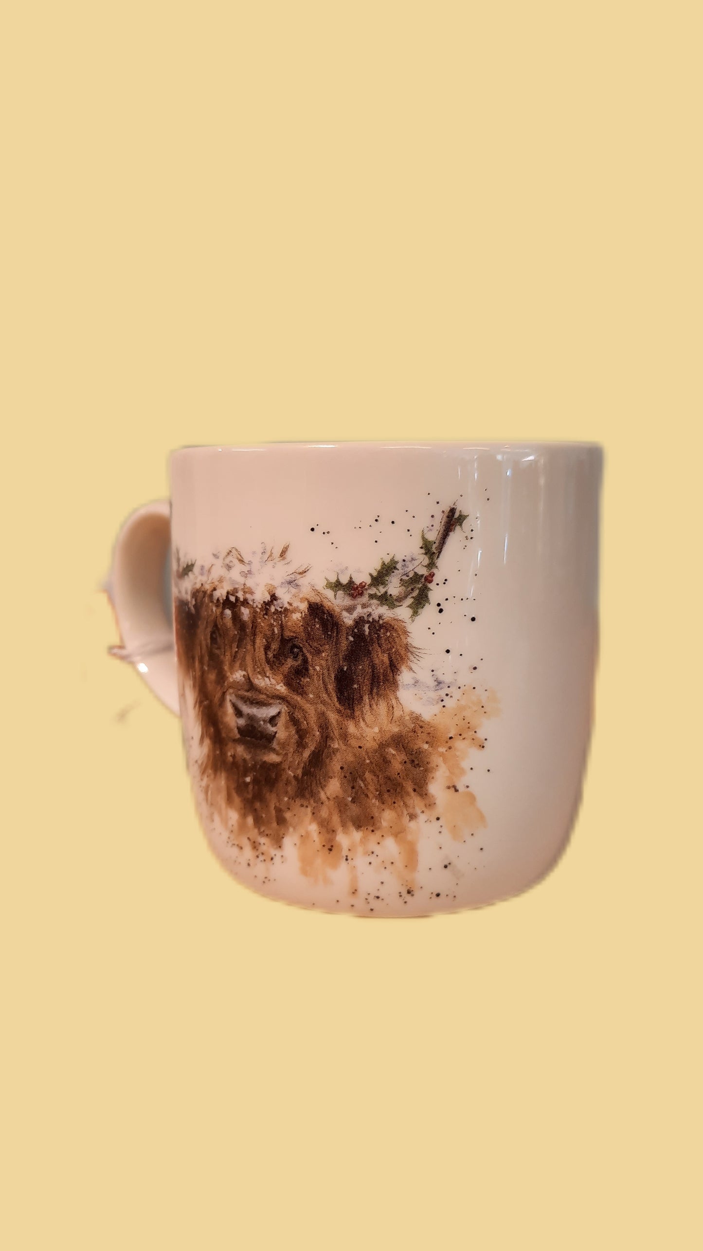 MMUW5629 Wrendale Desings Hochlandrind Becher