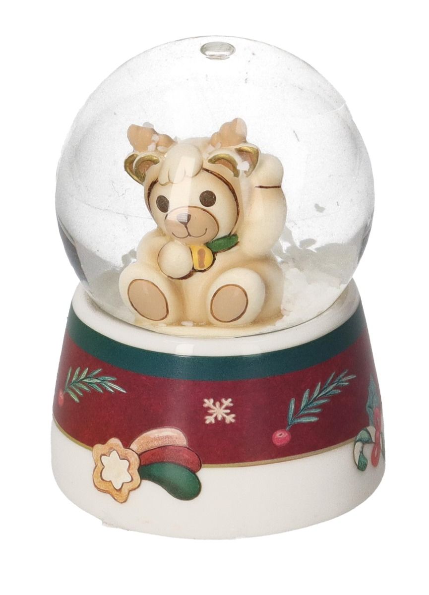 S3365P00 Schneekugel mit Teddy in Rentierkostüm aus Harz „Dieses Produkt ist zur Zeit nicht am Lager. Bitte setzen Sie sich mit uns in Verbindung damit wir Ihnen den nächst möglichen Liefertermin bekannt geben können.“
