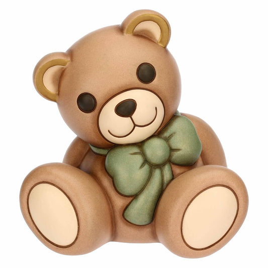 T10025276H90 Teddy mit Keramikschleife, groß