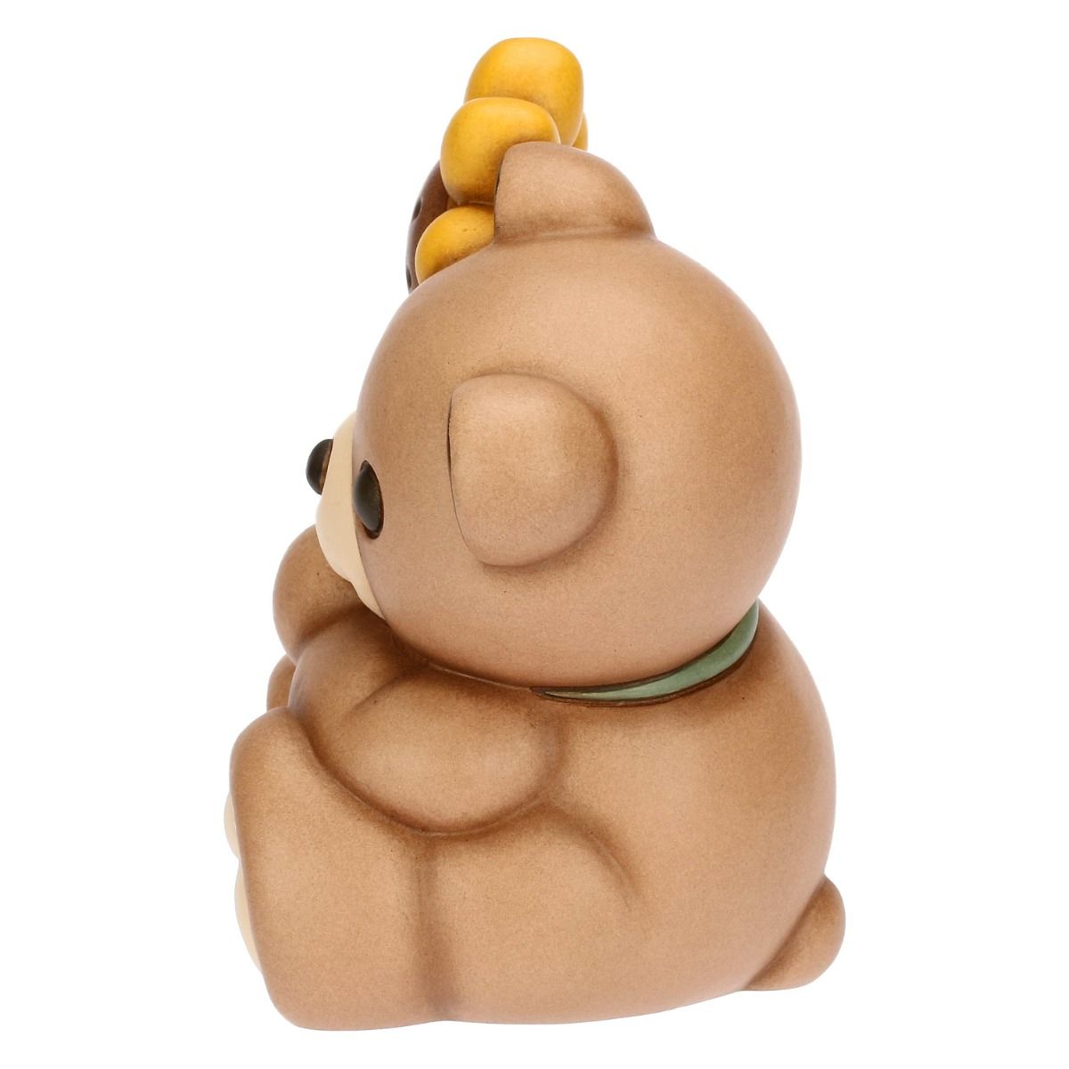 T10026276H90 Teddy mit Sonnenblume aus Keramik, groß