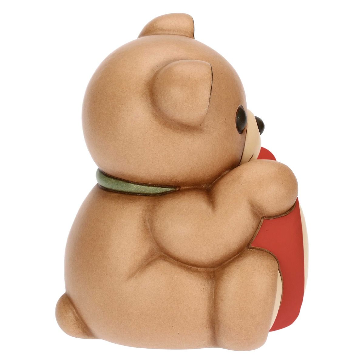 T10027274H90  Teddy mit Keramikherz, mittelgroß