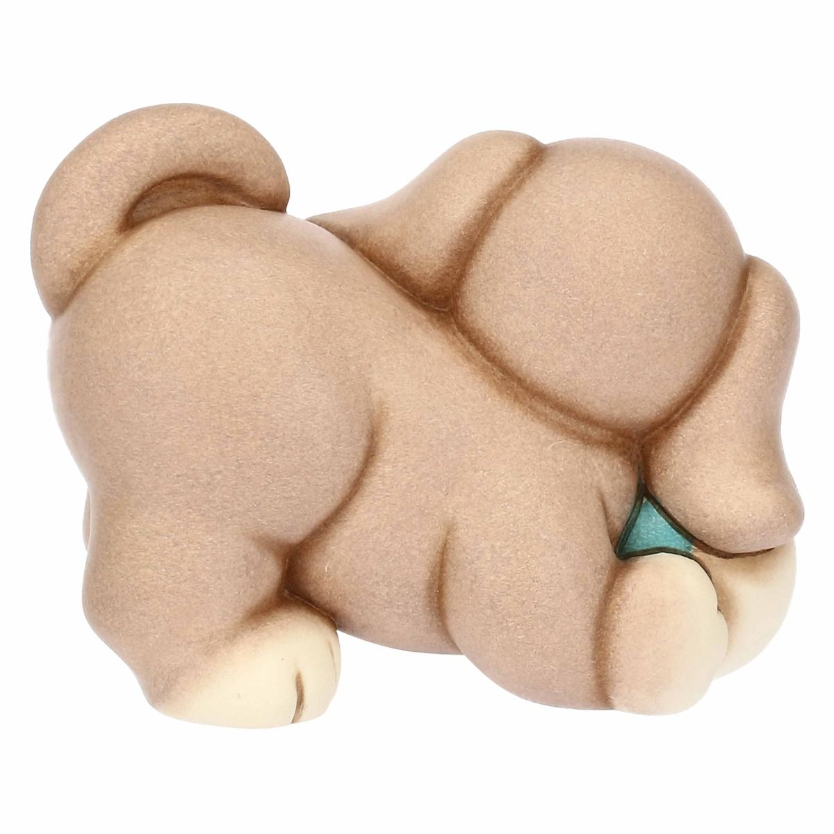 T10032274H90 Todo Hund spielt Keramikball, mittelgroß