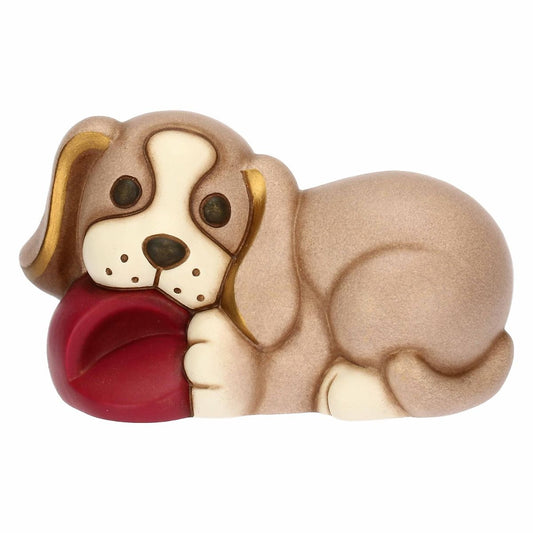 T10033273H90 Todo Hund mit Keramikpantoffel, mittelgroß