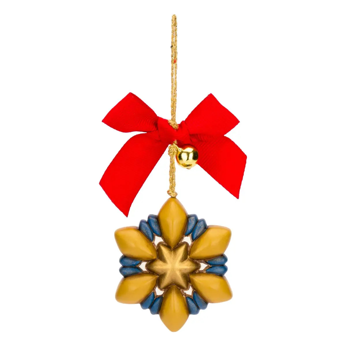 Keramikstern als traditioneller Christbaumschmuck