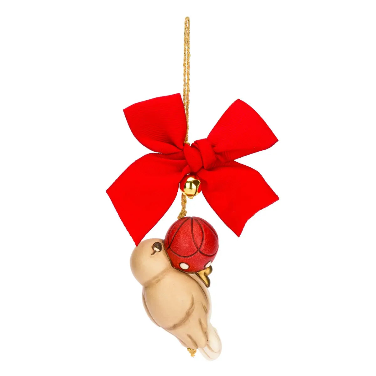 roßer Keramikvogel als besonderer Christbaumschmuck