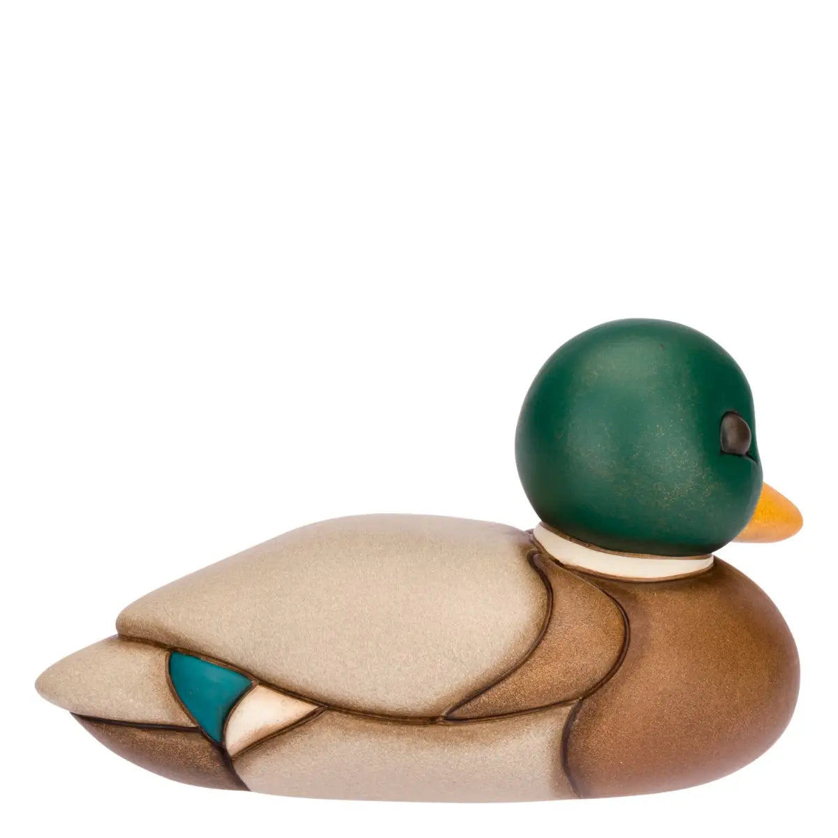 Dekorative Keramikente als elegantes Wohnaccessoire