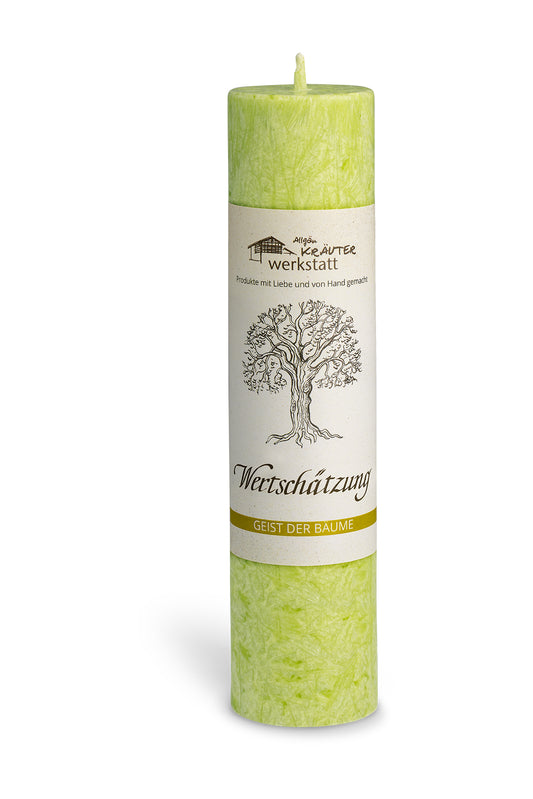 Kräuterkerze Wertschätzung