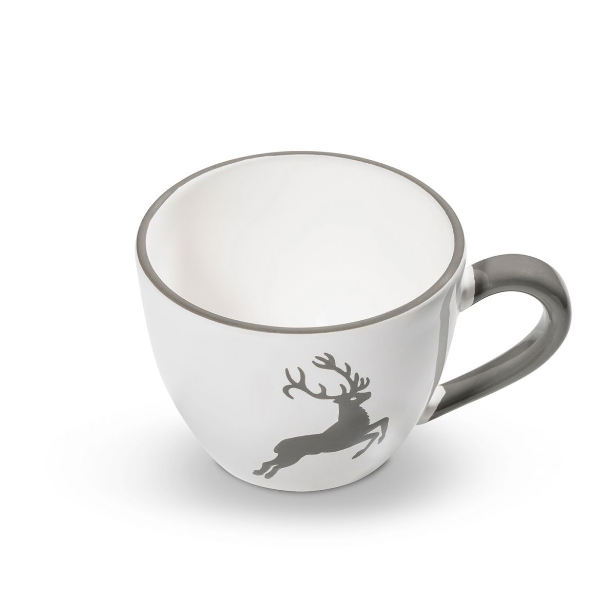 319TTMA12 Teetasse mit grauem Hirsch  "Dieses Produkt ist zur Zeit nicht am Lager. Bitte setzen Sie sich mit uns in Verbindung damit wir Ihnen den nächst möglichen Liefertermin bekannt geben können.“