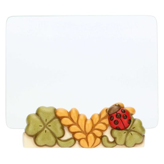 C3040H90 Glass photo frame with ladybird Fiori e Fantasia "This product is currently out of stock. Please contact us so we can let you know the next possible delivery date."