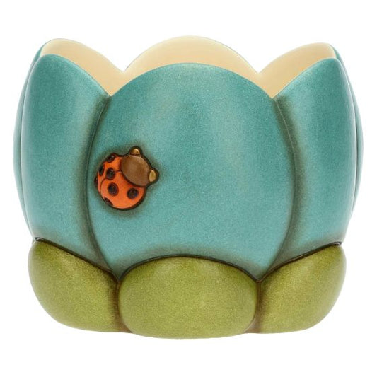 C3074H90 planter blue with ladybird Fiori e Fantasia "This product is currently out of stock. Please contact us so we can let you know the next possible delivery date."