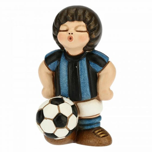 F2825H90B Boy football player black/light blue   "This product is currently out of stock. Please contact us so we can let you know the next possible delivery date."
