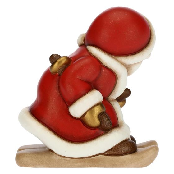 F2896A82 Weihnachtsmann mit Ski mittel