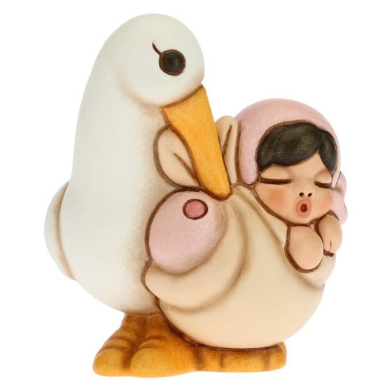 F2905H93B Storch mit Mädchen    „Dieses Produkt ist zur Zeit nicht am Lager. Bitte setzen Sie sich mit uns in Verbindung damit wir Ihnen den nächst möglichen Liefertermin bekannt geben können.“