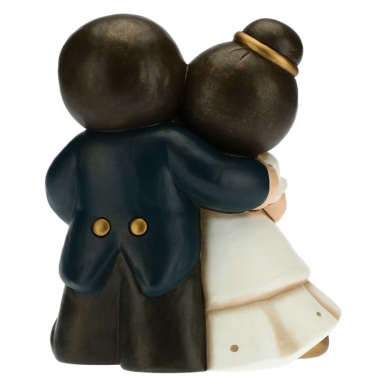 F2940H90B Brautpaar Hand in Hand mit Bouquet  „Dieses Produkt ist zur Zeit nicht am Lager. Bitte setzen Sie sich mit uns in Verbindung damit wir Ihnen den nächst möglichen Liefertermin bekannt geben können.“
