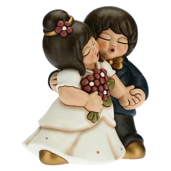 F2940H90B Brautpaar Hand in Hand mit Bouquet  „Dieses Produkt ist zur Zeit nicht am Lager. Bitte setzen Sie sich mit uns in Verbindung damit wir Ihnen den nächst möglichen Liefertermin bekannt geben können.“