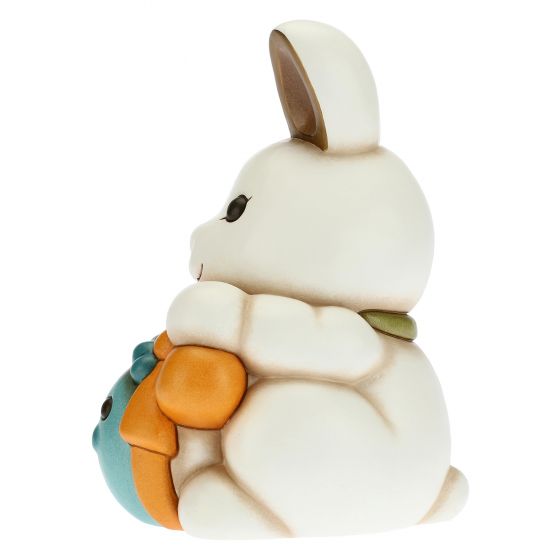 F2941H90 Hase Joy entzückt mit hellblauem Ei