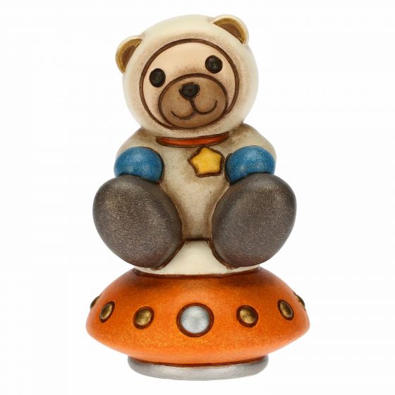 F3109H90B Astronauten-Teddy auf Raumfahrzeug