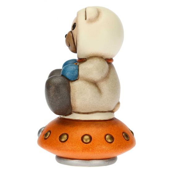 F3109H90B Astronauten-Teddy auf Raumfahrzeug