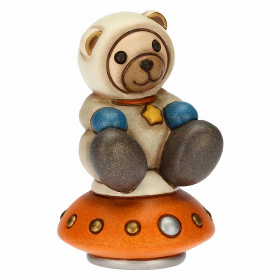 F3109H90B Astronauten-Teddy auf Raumfahrzeug
