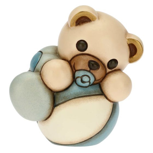 F3133H98B Teddy mit Ball blau