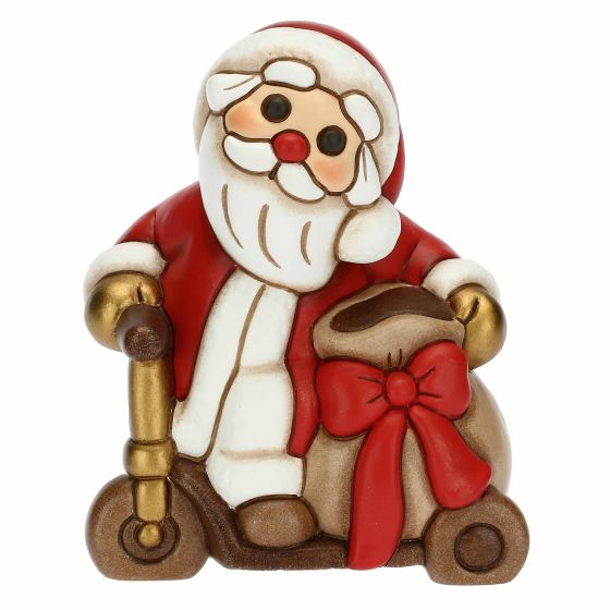 F3222A82 Father Christmas on scooter
