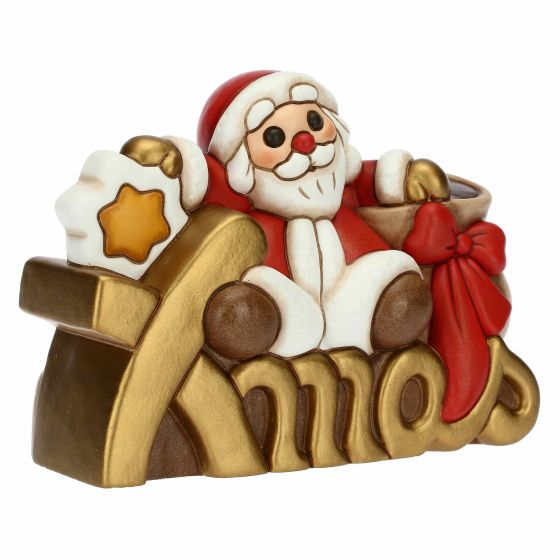 F3223A82 Babbo Natale su scritta Xmas   "Questo prodotto è attualmente esaurito. La preghiamo di contattarci per informarla sulla prossima data di consegna possibile".