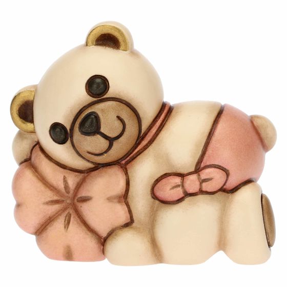 F3243H93B Teddy with lucky clover girl
