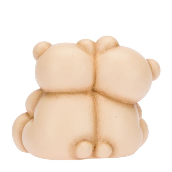 F3245H90B Teddypaar mit goldenem Herz