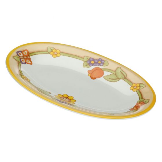 P3800E02 Ovaler Servierteller Country mit Blumen und Schmetterling „Dieses Produkt ist zur Zeit nicht am Lager. Bitte setzen Sie sich mit uns in Verbindung damit wir Ihnen den nächst möglichen Liefertermin bekannt geben können.“