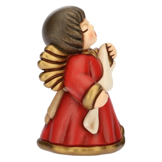 S3038A82 Presepe classico rosso angelo dell'Annunciazione