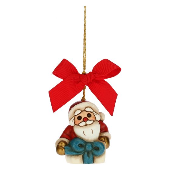 S3135A82 Weihnachtsbaumschmuck Weihnachtsmann in Geschenkbox klein