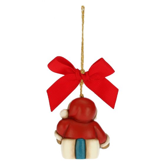 S3135A82 Weihnachtsbaumschmuck Weihnachtsmann in Geschenkbox klein