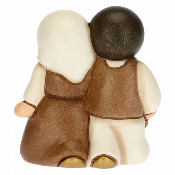 S3172A83 Kinderpaar mit Milch  Krippe klassisch