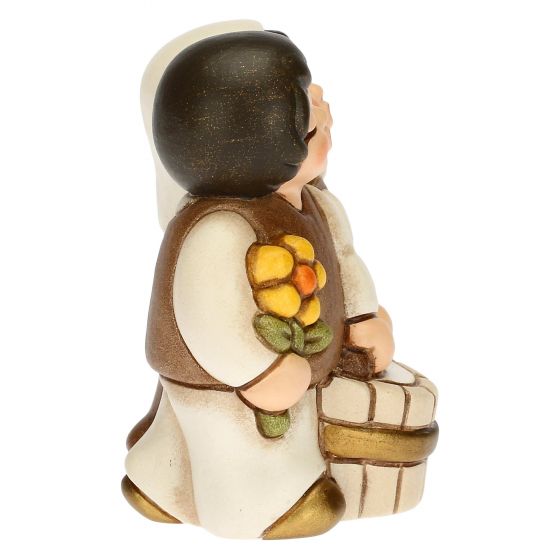 S3172A83 Kinderpaar mit Milch  Krippe klassisch