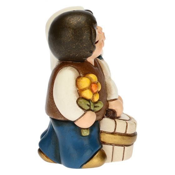 S3172A98 Kinderpaar mit Milch Krippe klassisch